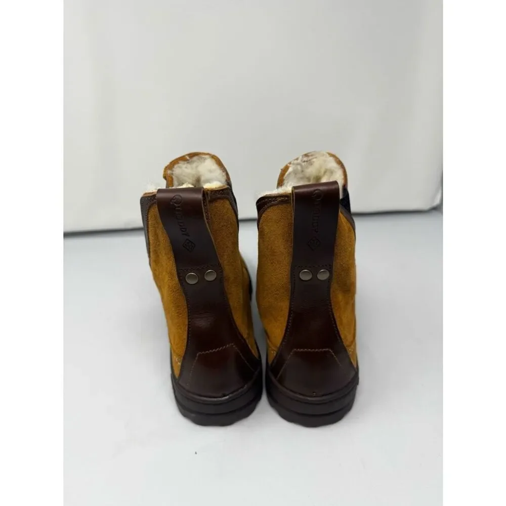 Quoddy Barn Boot Suede 9 NWOT